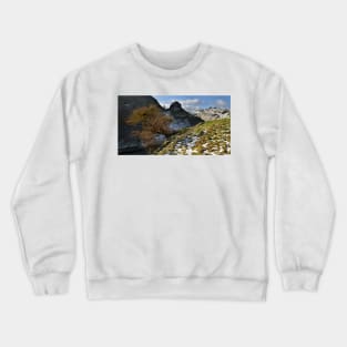 A Winter's day at Peter's Stone, Cressbrook Dale, England Crewneck Sweatshirt